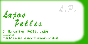 lajos pellis business card